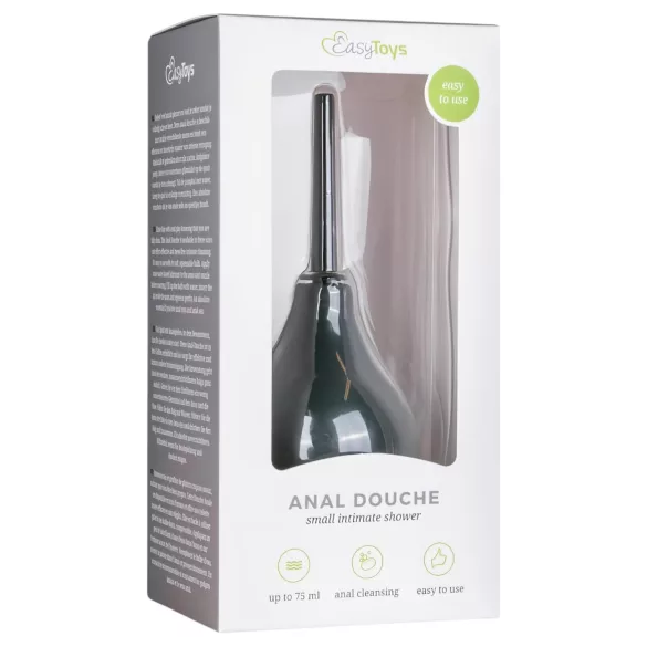 Easytoys - duș anal - mic - negru