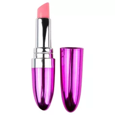 Easytoys - vibrator tip ruj rezistent la apă - roz