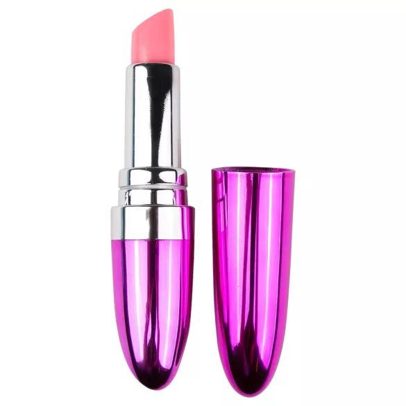 Easytoys - vibrator tip ruj rezistent la apă - roz