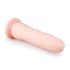 Easytoys - dildo cu ventuză din silicon 100% (21cm) - natural