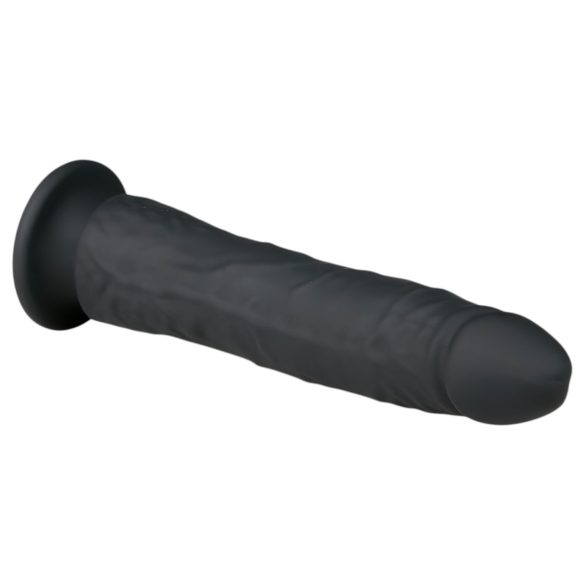 Easytoys - dildo cu ventuză - silicon 100% - 21 cm - negru