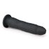 Easytoys - dildo din silicon, cu ventuză, 100% (21 cm) - negru
