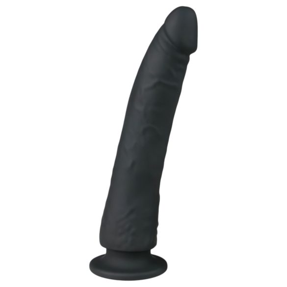 Easytoys - dildo cu ventuză - silicon 100% - 21 cm - negru