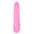 Easytoys Diamond - vibrator tip baghetă răsucită - silicon roz