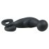 EasyToys - vibrator prostată - stimulare punctuală - silicon negru