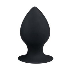   EasyToys Plug Anal Rotund XL - dildo anal (negru) - extra mare