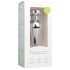 Easytoys - plug anal metalic tip con cu piatră roz - argintiu 3,5cm