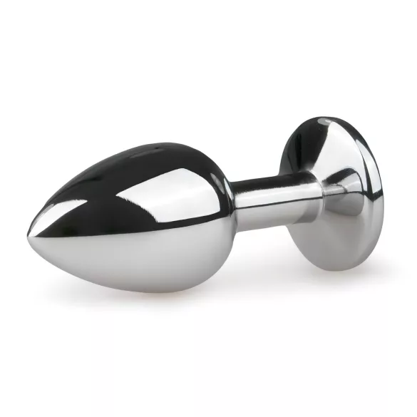 EasyToys - dop anal metalic (argintiu-alb)