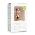 Easytoys - dop anal metalic - cu cristal roz auriu - 2,5cm