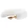 Easytoys - butt plug metalic cu coadă de vulpe - auriu/alb