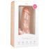 Easytoys - dildo cu ventuză, cu testicule - 17,5cm - culoare naturală