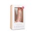Easytoys - dildo cu ventuză și testicule - 20cm - culoare naturală