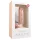 Easytoys - dildo cu ventuză și testicule - 22,5 cm - culoare naturală
