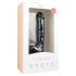 Easytoys - dildo cu ventuză și testicule - 22,5 cm - negru