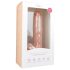 Easytoys - dildo mare cu ventuză și testicule - 26,5 cm - culoare naturală