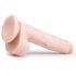 Easytoys - dildo mare cu ventuză și testicule (26,5 cm) - natural