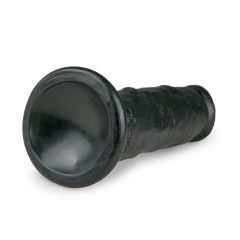 Easytoys - dildo realist cu ventuză (15,5 cm) - negru