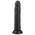 Easytoys - Dildo realist cu ventuză (20,5cm) - negru