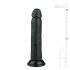Easytoys - Dildo realist cu ventuză (20,5cm) - negru