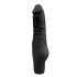Easytoys - vibrator penis normal cu vibrații - silicon negru