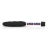 Easytoys Power Vibe - vibrator tip baghetă răsucită - silicon negru