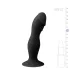Easytoys - dildo glandă, ventuză - negru