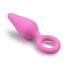 Easytoys Pointy Plug S - plug anal mic (roz)