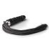 Easytoys Flogger - bici și dildo din silicon într-unul (negru)