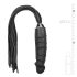 Easytoys Flogger - bici și dildo din silicon într-unul (negru)