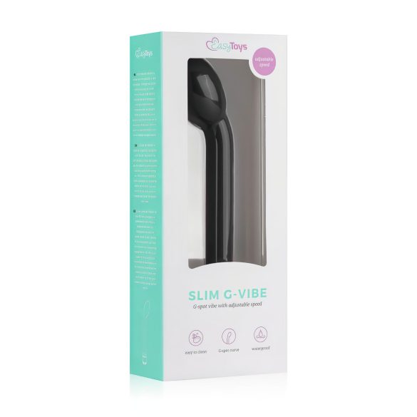 Easytoys - Vibrator punctul G subțire - negru