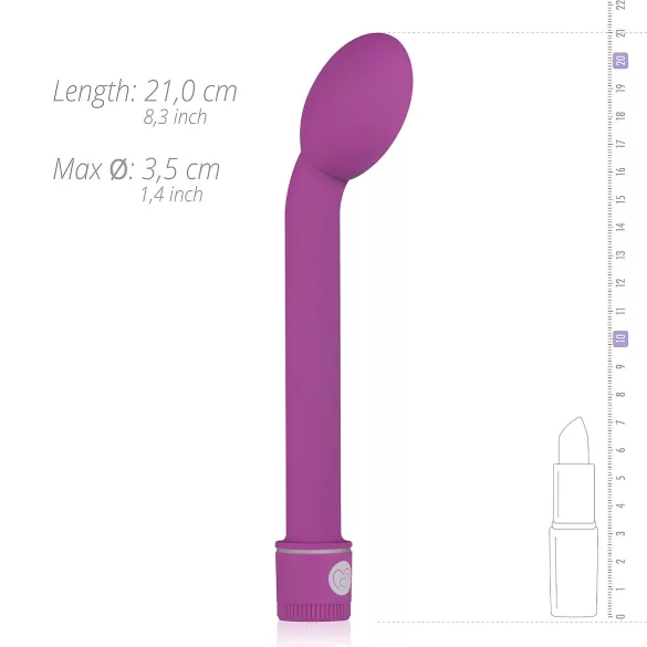 Easytoys - Vibrator punctul G subțire - silicon mov