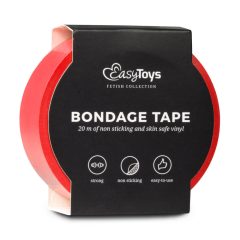 Easytoys Bandă - bandă pentru bondage - roșu (20m)