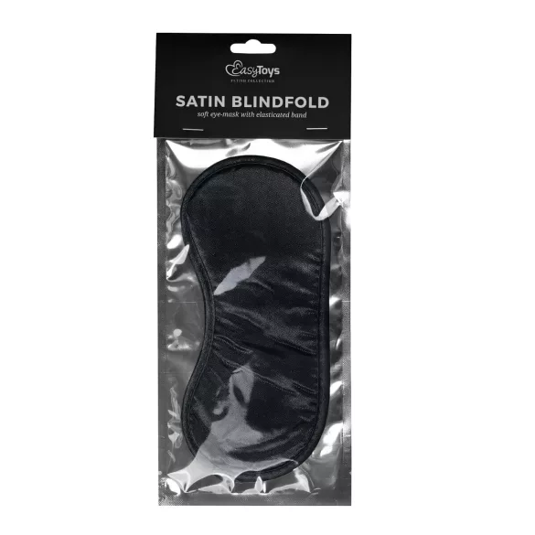 Easytoys - mască pentru ochi din satin - negru