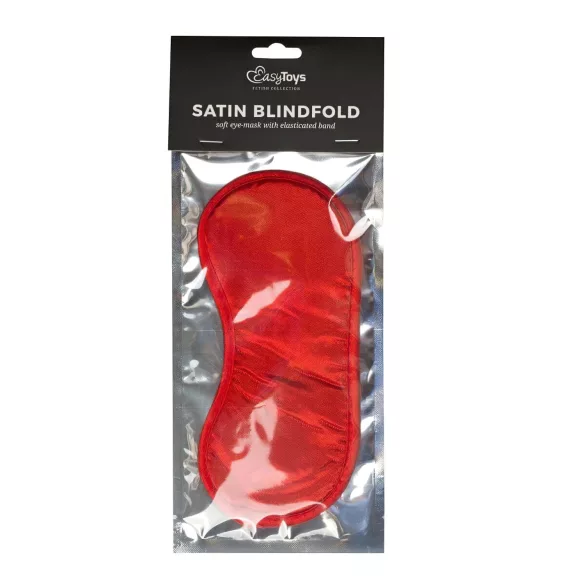 Easytoys - mască de ochi din satin (roșie)
