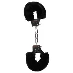 Easytoys - cătușe plușate - negru