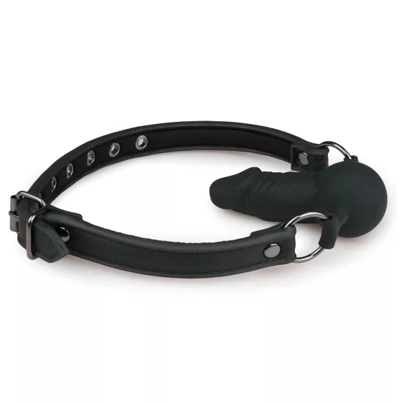 EasyToys - căluș cu dildo interior (negru)