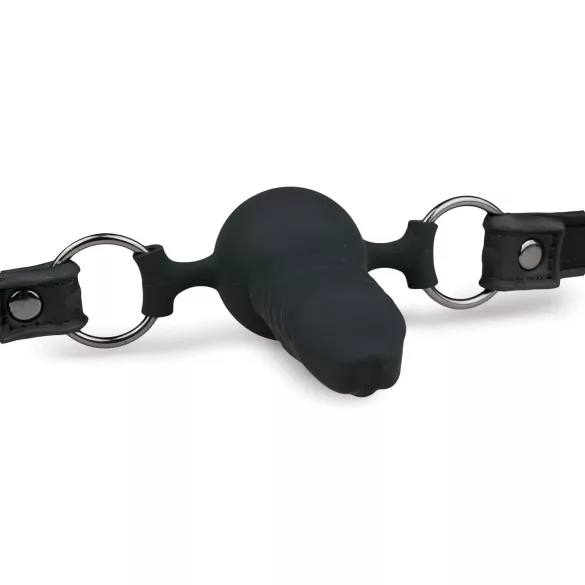 EasyToys - căluș cu dildo interior (negru)