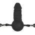 EasyToys - căluș cu dildo interior (negru)