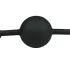 EasyToys - bâtă cu bile de silicon pentru gură (negru)