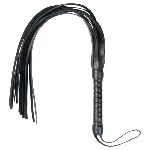 Easytoys - Biciușcă din piele ecologică moale - negru
