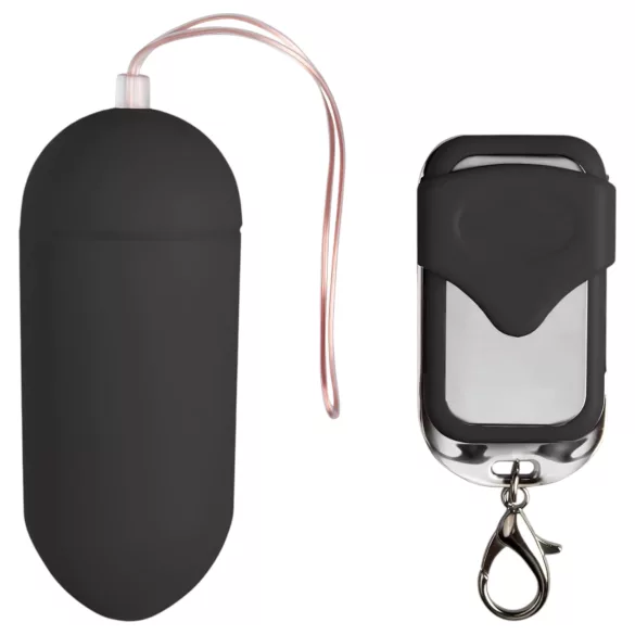 EasyToys - ou vibrator purtabil cu telecomandă (negru)