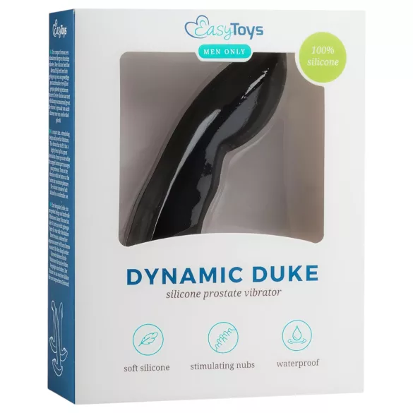 Easytoys Dynamic Duke - vibrator pentru prostată (negru)