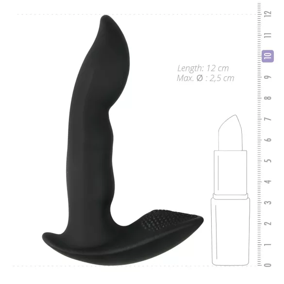 Easytoys Dynamic Duke - vibrator pentru prostată (negru)