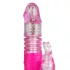 EasyToys Bunny - vibrator cu mișcare de împingere (roz)