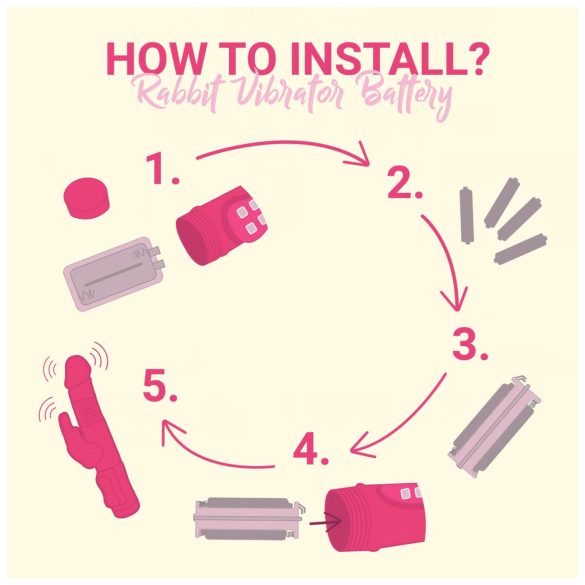 Easytoys - vibrator rotativ și penetrant tip iepuraș - mov