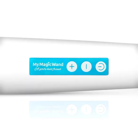 MyMagicWand - vibrator masaj puternic - alb-albastru