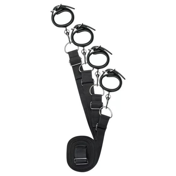 EasyToys - set de fixare la pat (negru)