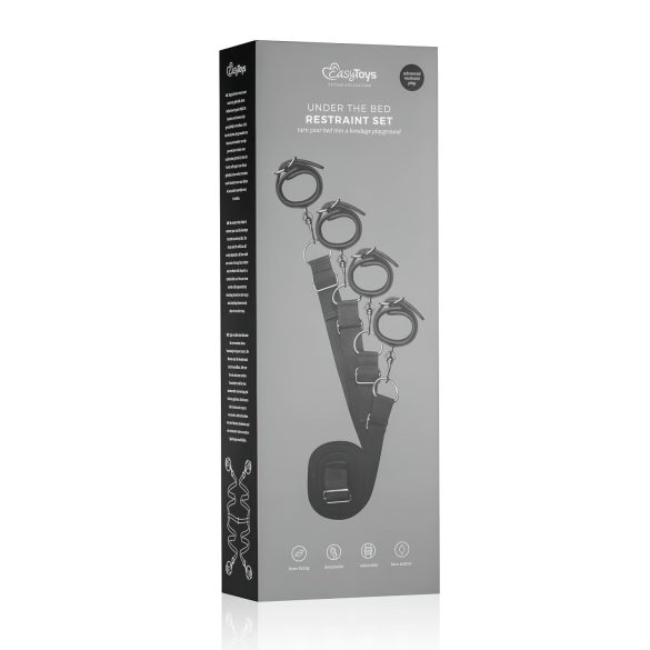 Easytoys - set de imobilizare pentru pat - negru