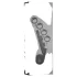 EasyToys - set de fixare la pat (negru)