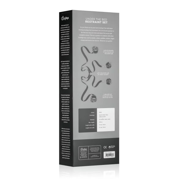 Easytoys - set de imobilizare pentru pat - negru